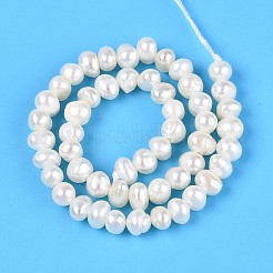 Natural Cultured Freshwater Pearl Beads Strands&nbsp;PEAR-T006-16B