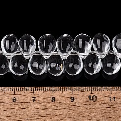 Transparent Glass Beads Strands&nbsp;X-GL-N005-02A-A01