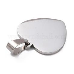 Tarnish Resistant 304 Stainless Steel Mirror Polished Finish Stamping Blank Tag Pendants&nbsp;STAS-L220-02C-A01