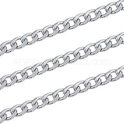304 Stainless Steel Curb Chains&nbsp;CHS-CJ0001-14P