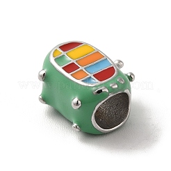 304 Stainless Steel Enamel European Beads&nbsp;STAS-G308-16P