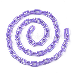 Acrylic Opaque Cable Chains&nbsp;X-PACR-N009-002E