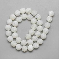 Natural Weathered Agate Bead Strands&nbsp;G-S237-8mm-03