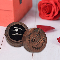 Wooden Rings Storage Gift Boxes&nbsp;CON-WH0109-003