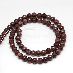 Natural Yellow Jade Beads Strands&nbsp;G-G598-8mm-YXS-09