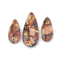 Assembled Bronzite and Imperial Jasper Pendants&nbsp;G-S328-003H