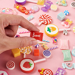 180Pcs 18 Style Resin Cabochons&nbsp;CRES-FW0001-02