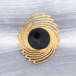 Round 304 Stainless Steel Enamel Cuff Rings&nbsp;LS-RJEW-D306-29G