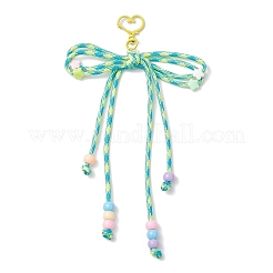 4Pcs 7 Inner Cores Polyester & Spandex Cord Ropes Pendant Decorations&nbsp;HJEW-JM03851