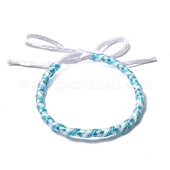 Adjustable Polyester Cord Braided Friendship Bracelets&nbsp;FB-CBA27E8-02A