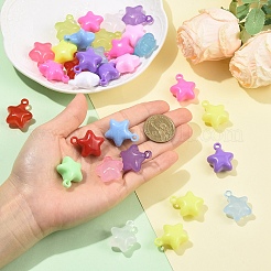 60Pcs 2 Styles Acrylic Pendants&nbsp;MACR-YW0004-75