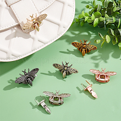6Pcs 6 Colors Zinc Alloy Twist Bag Lock Purse Catch Clasps&nbsp;FIND-PH0007-29