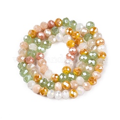 Electroplate Glass Beads Strands&nbsp;GLAA-T023-D16-05