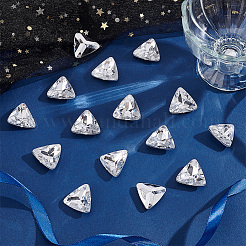 100Pcs Pointed Back Acrylic Rhinestone Cabochons&nbsp;TACR-OC0001-11