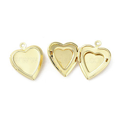 Rack Plating Brass Locket Pendants&nbsp;LS-KK-G489-03G