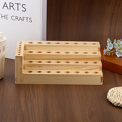 4-Tier Wooden Paint Rack&nbsp;AJEW-WH0016-07