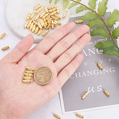 Column Brass Screw Clasps&nbsp;KK-PH0035-95G