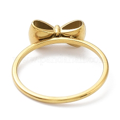 Ion Plating(IP) 304 Stainless Steel Fingerl Rings&nbsp;RJEW-K224-16G-03