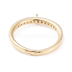 Brass Cuff Finger Ring Settings&nbsp;KK-L155-34G