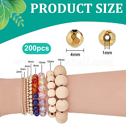 200Pcs Electroplated Synthetic Non-magnetic Hematite Beads&nbsp;G-PH0003-44C