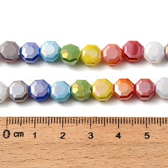 Electroplated Glass Beads Strands&nbsp;EGLA-A048-01A