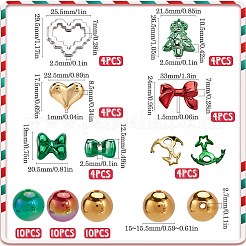 Christmas Theme Acrylic Beads Set&nbsp;OACR-SP0001-20B