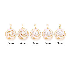 Brass and Enamel Peg Bails&nbsp;KK-T079-10G