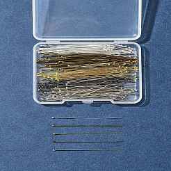 250Pcs 5 Colors Brass Ball Head Pins&nbsp;KK-FS0001-42