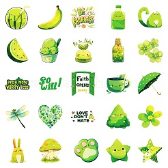 50Pcs Cartoon Forest Themes Paper Stickers&nbsp;STIC-C012-17