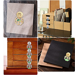 16Pcs 4 Styles Zinc Alloy Enamel Box Handles&nbsp;FIND-GF0005-47