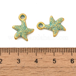 Starfish Alloy Pendants&nbsp;FIND-Z063-44G