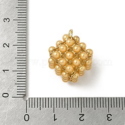ABS Imitation Pearl Pendants&nbsp;KK-K293-43B