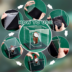 Transparent Acrylic Watch Display Stands&nbsp;ODIS-PH0001-90
