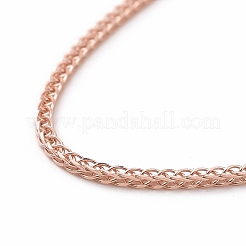 925 Sterling Silver Wheat Chains Necklace for Women&nbsp;STER-I021-04RG