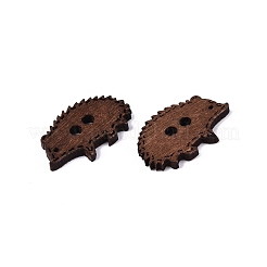 2-Hole Hedgehog Wood Buttons&nbsp;BUTT-Q046-04B
