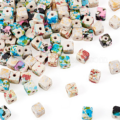 200Pcs 4 Colors Spray Painted Synthetic Turquoise Beads&nbsp;TURQ-TA0001-07
