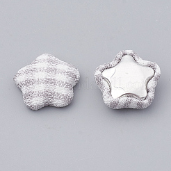 Cloth Fabric Cabochons&nbsp;WOVE-N006-10D
