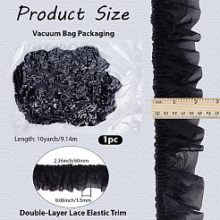 10 Yards Polyester Lace Ribbon&nbsp;OCOR-GF0006-25E