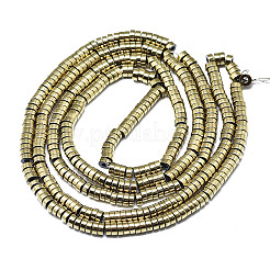 Electroplate Non-magnetic Synthetic Hematite Beads Strands&nbsp;X-G-S352-42A-01