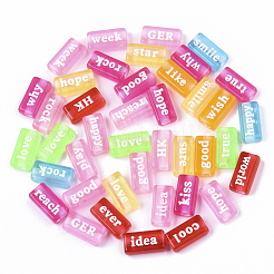 Transparent Acrylic Beads&nbsp;X-MACR-S273-30