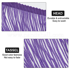 Polyester Tassel Fringe Trimming&nbsp;OCOR-WH0033-59A