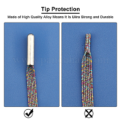 32 Sets 8 Style Alloy Aglets for Shoelaces&nbsp;FIND-PH0003-24
