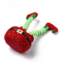 Christmas Cloth Elf Leg Ornaments&nbsp;DJEW-M007-02B