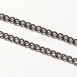 Vintage Iron Twisted Chain Necklace Making for Pocket Watches Design&nbsp;LS-CH-R062-B