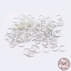 925 Sterling Silver Open Jump Rings&nbsp;X-STER-F036-02S-1x7mm