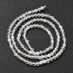 Natural Quartz Crystal Beads Strands&nbsp;G-B145-A02-3mm