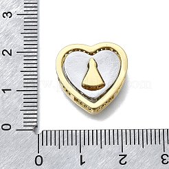 Brass Micro Pave Cubic Zirconia Pendants Set&nbsp;KK-V010-08GP-01