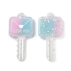 Two Tone Resin Big Pendants&nbsp;RESI-Z001-03A