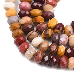 Natural Mookaite Beads Strands&nbsp;G-C259-A24-5x8mm