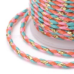 4-Ply Polycotton Cord with Metallic Thread&nbsp;OCOR-Z003-D32